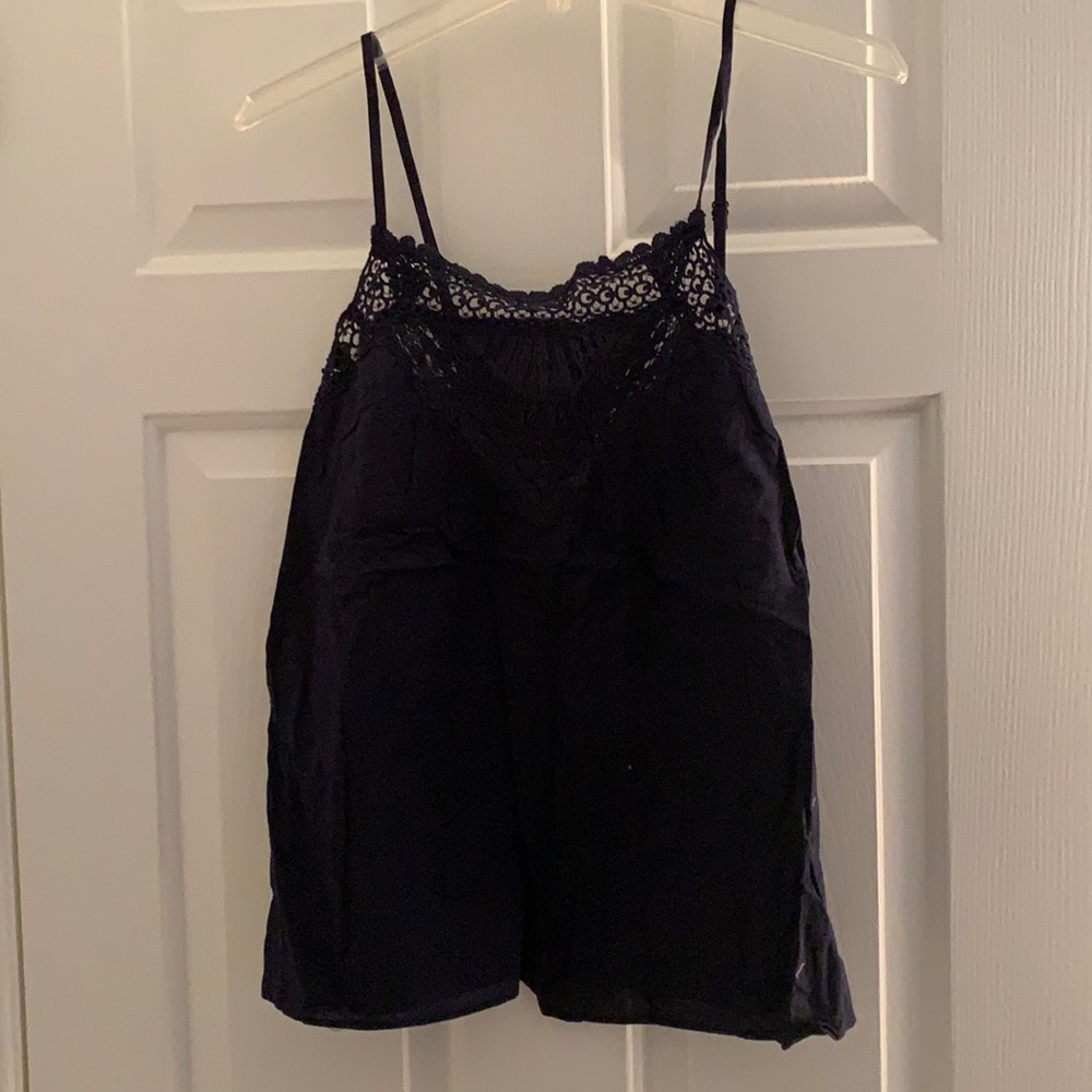 Navy blue spaghetti strap top